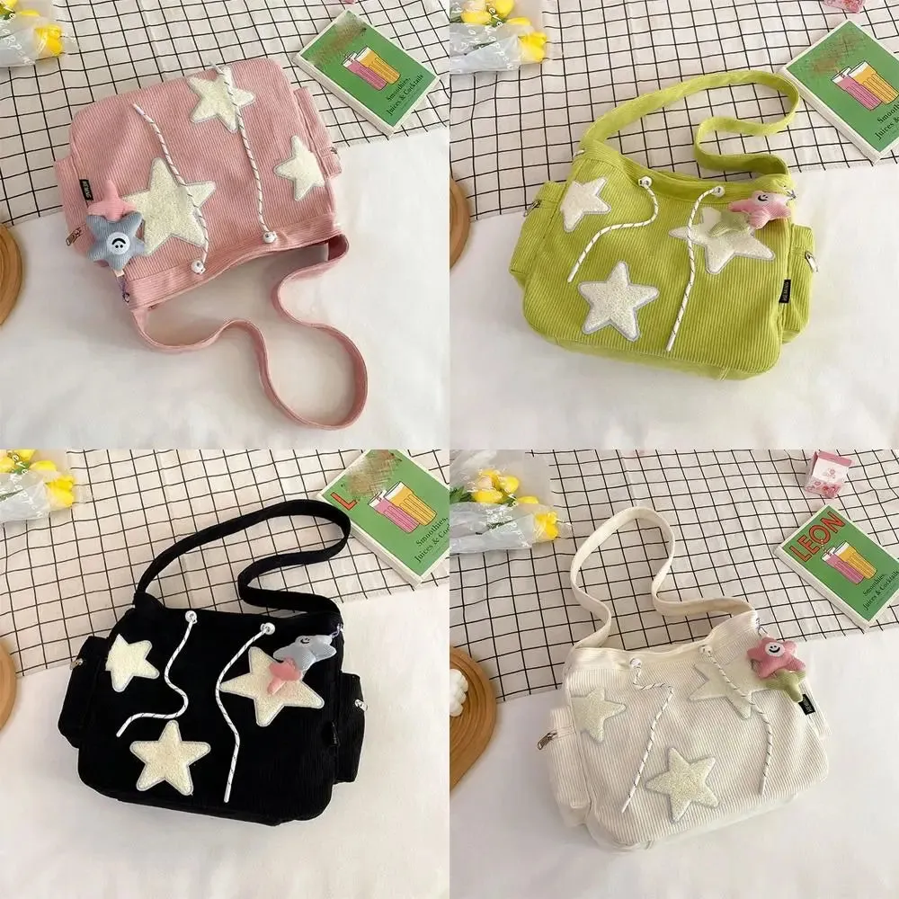 ✨💖 Velvet Starry Makeup Pouch 🌟 Cute Girls' Crossbody Bag 🎀 Stylish Cosmetic Organizer 👜