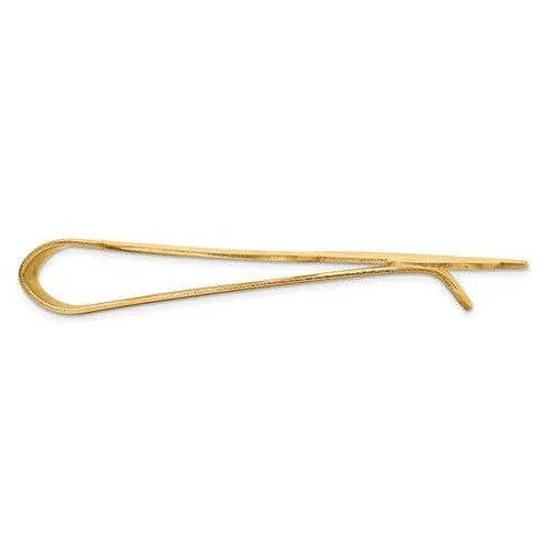 14k Yellow Gold Solid Dollar Sign Money Clip