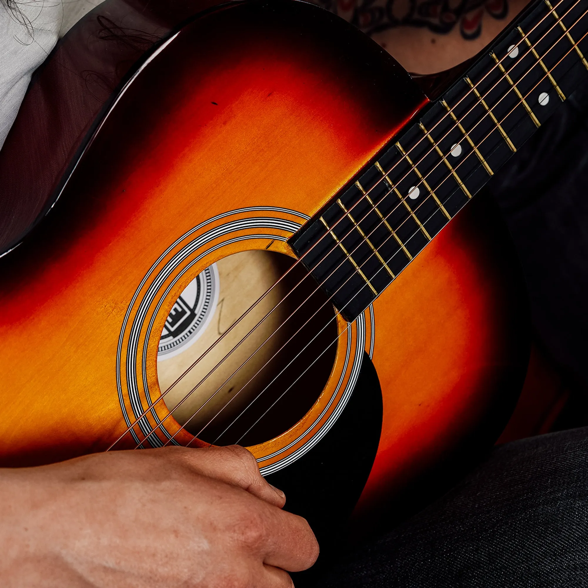 3rd Avenue Full Size Acoustic Guitar Premium Pack