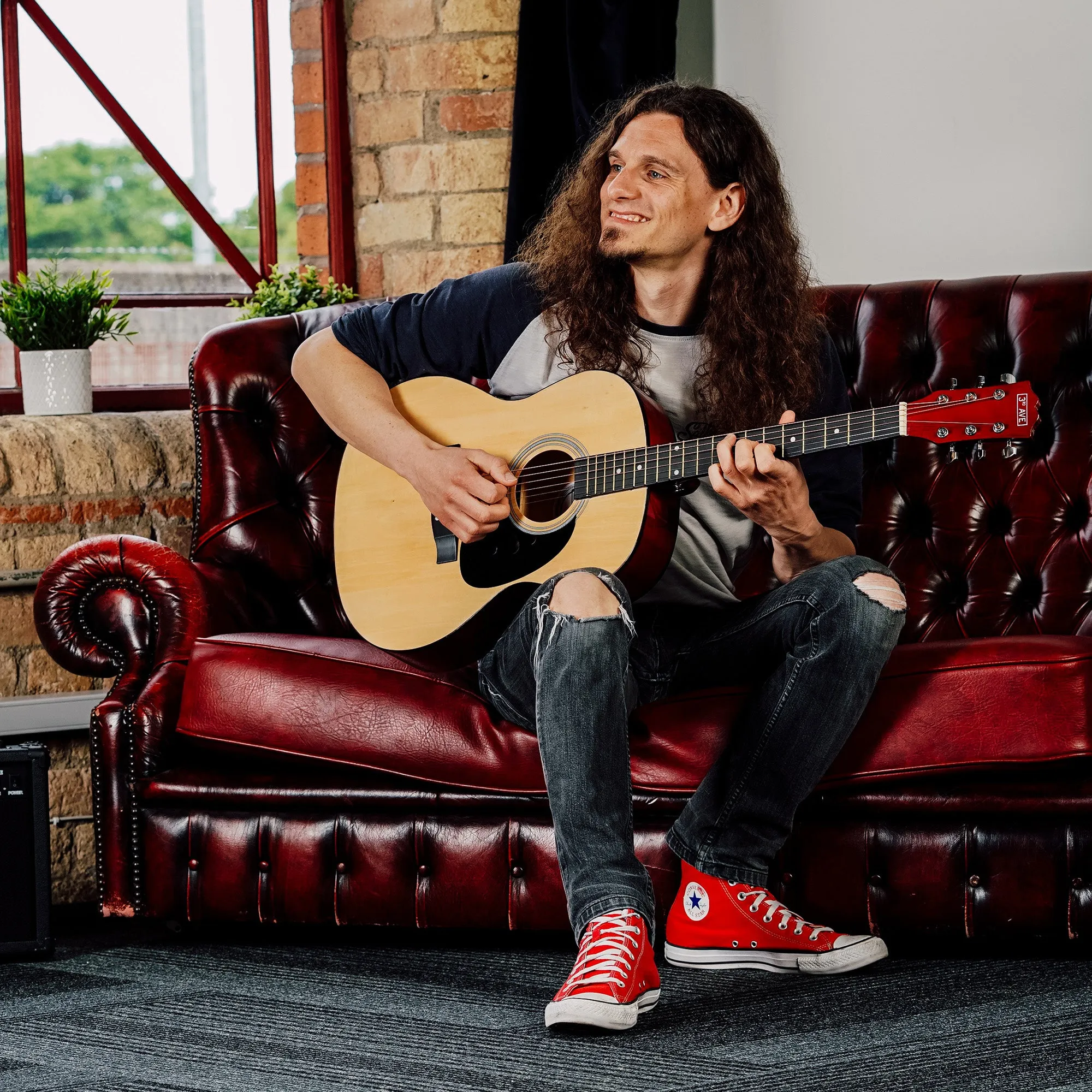 3rd Avenue Full Size Acoustic Guitar Premium Pack
