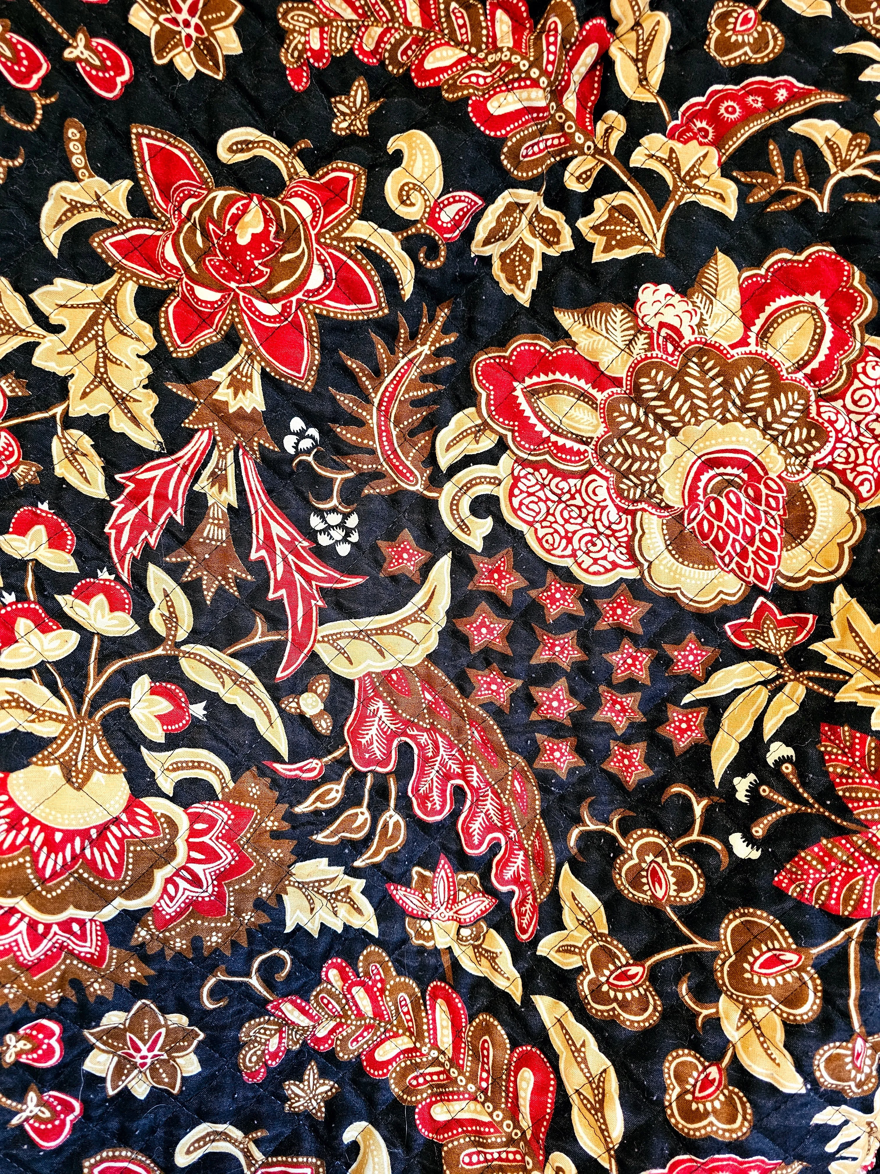 80s Quilted Paisley Vest (S/M)