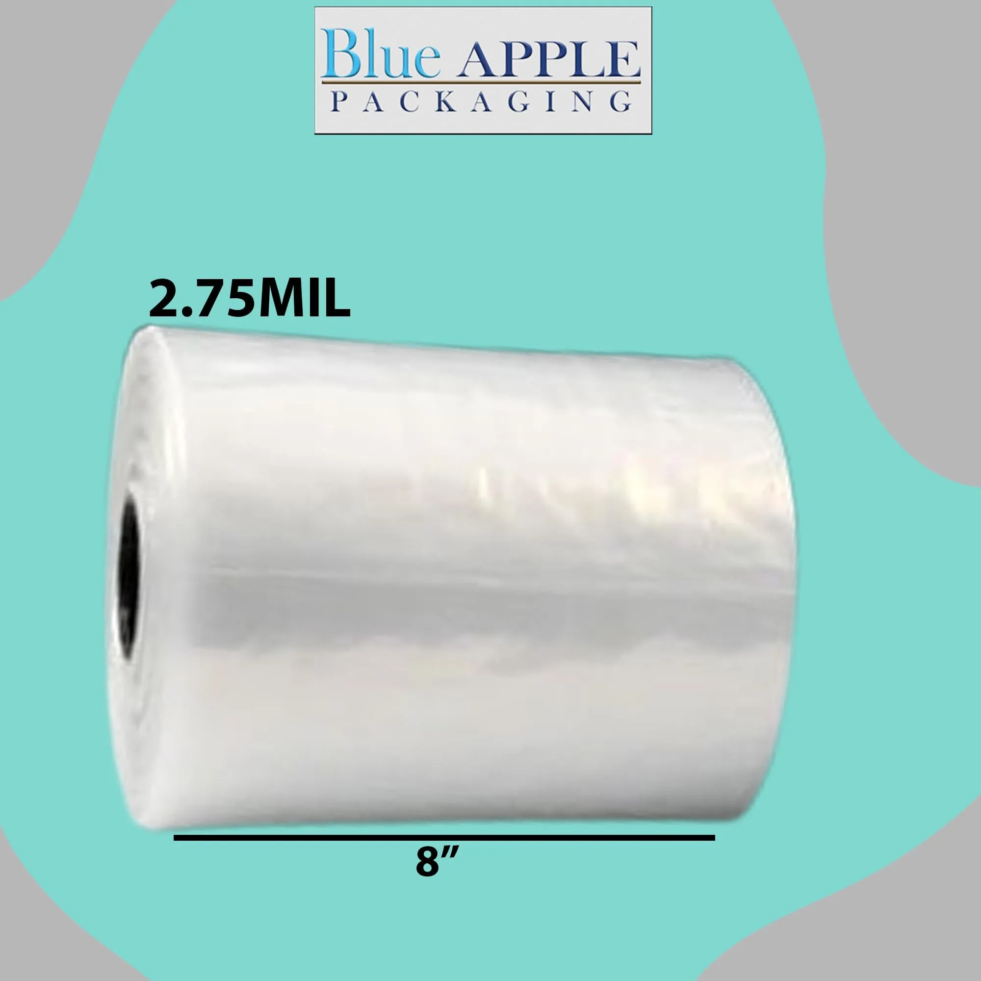 8X12 Inches Kwik-Fill® Pre-Opened Poly Bags on Roll 2.75 Mil AutoBags 750/RL