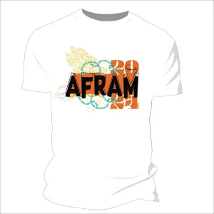 AFRAM 2024 LOGO White Unisex Tees