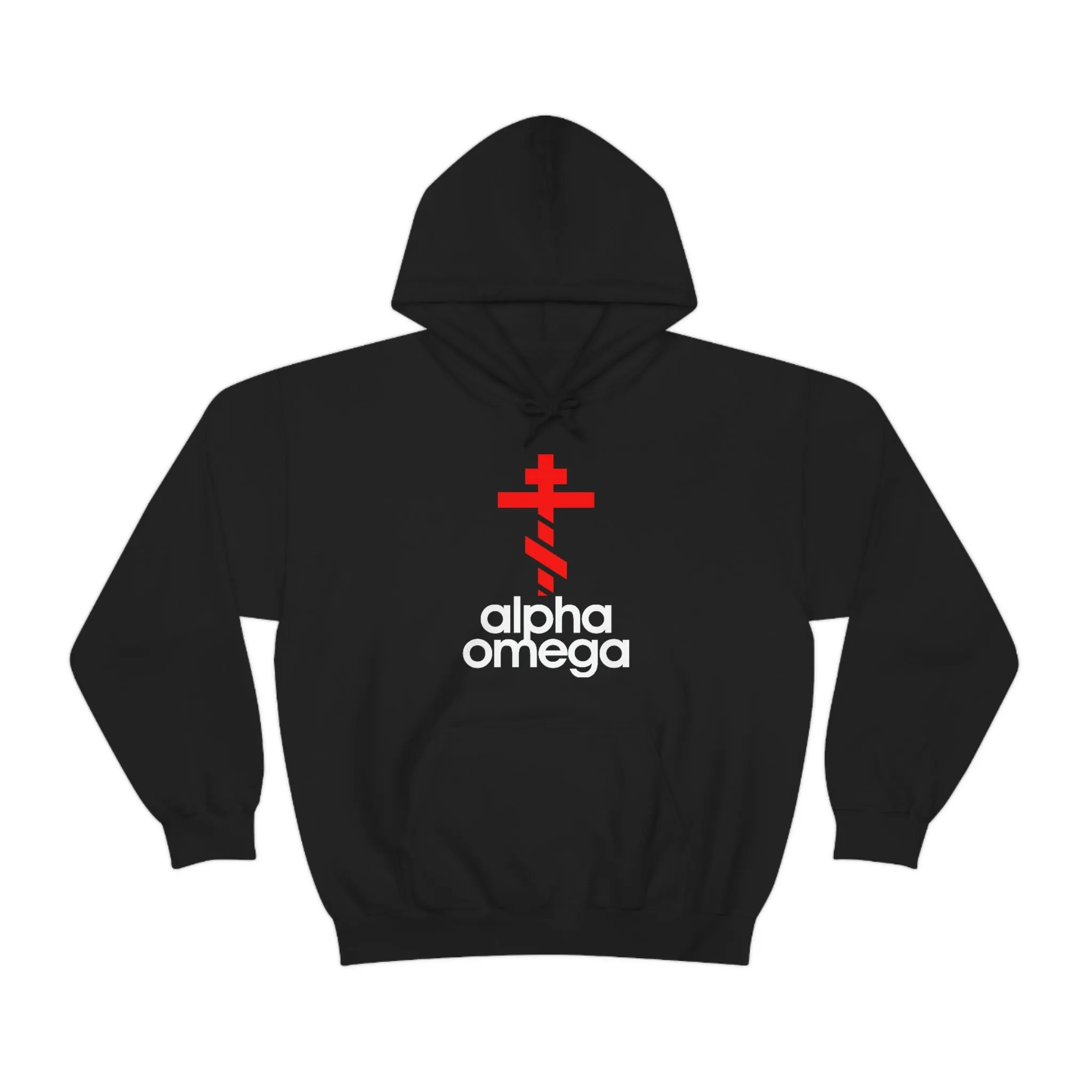 Alpha & Omega No. 1 | Orthodox Christian Hoodie / Hooded Sweatshirt