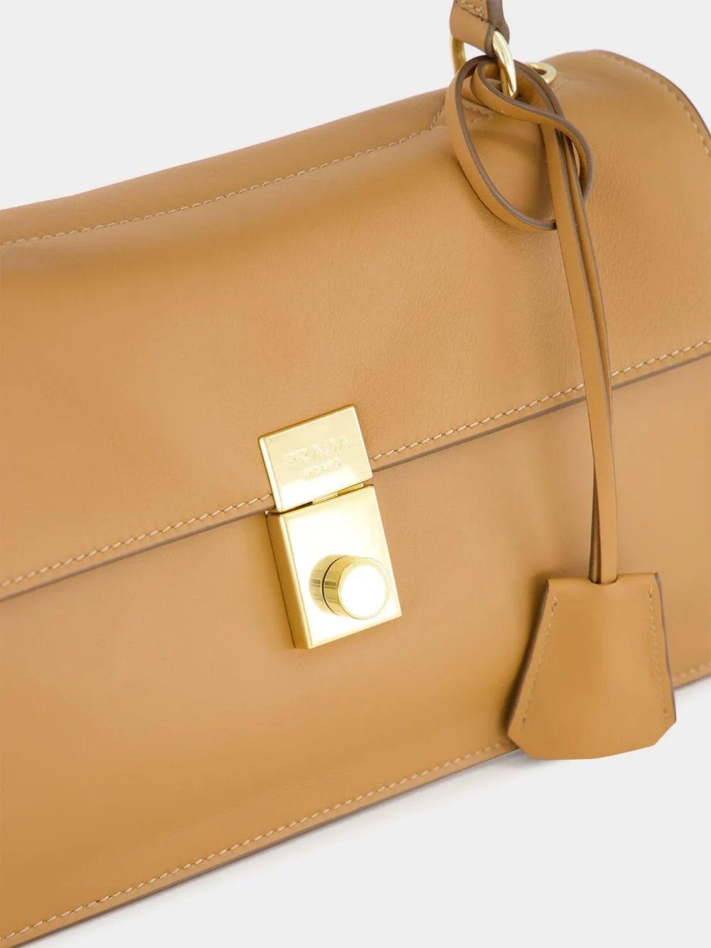 Amber Soft Sound Leather Shoulder Bag