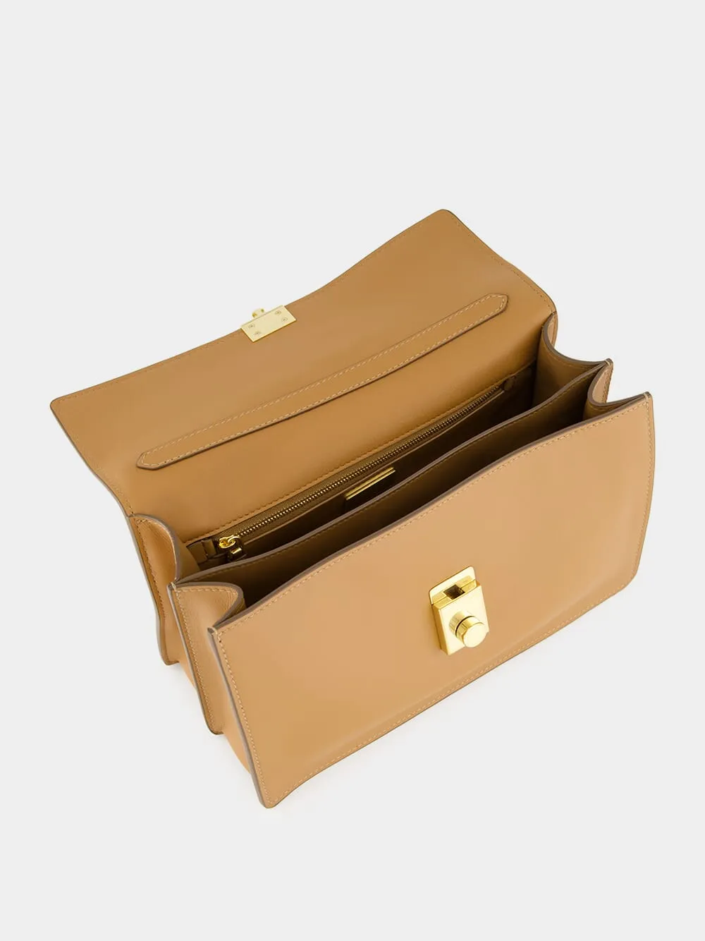 Amber Soft Sound Leather Shoulder Bag