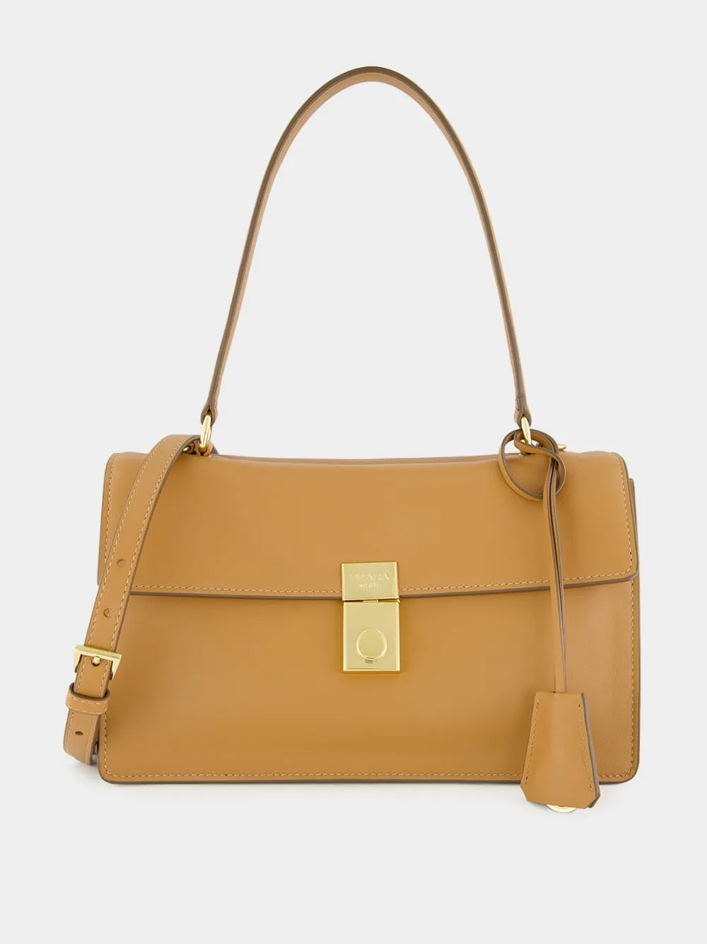 Amber Soft Sound Leather Shoulder Bag