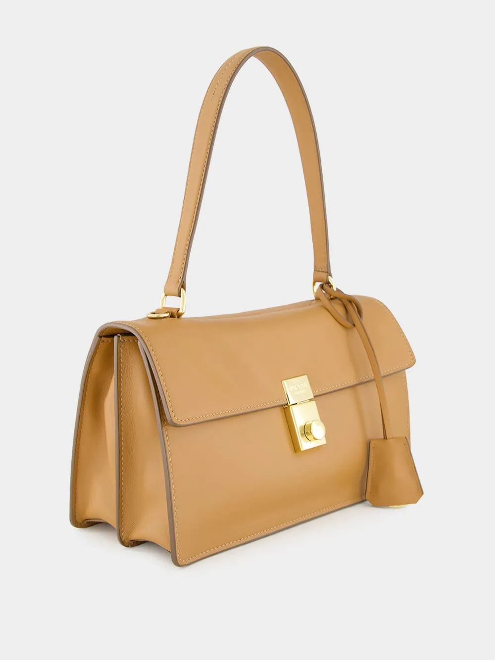 Amber Soft Sound Leather Shoulder Bag