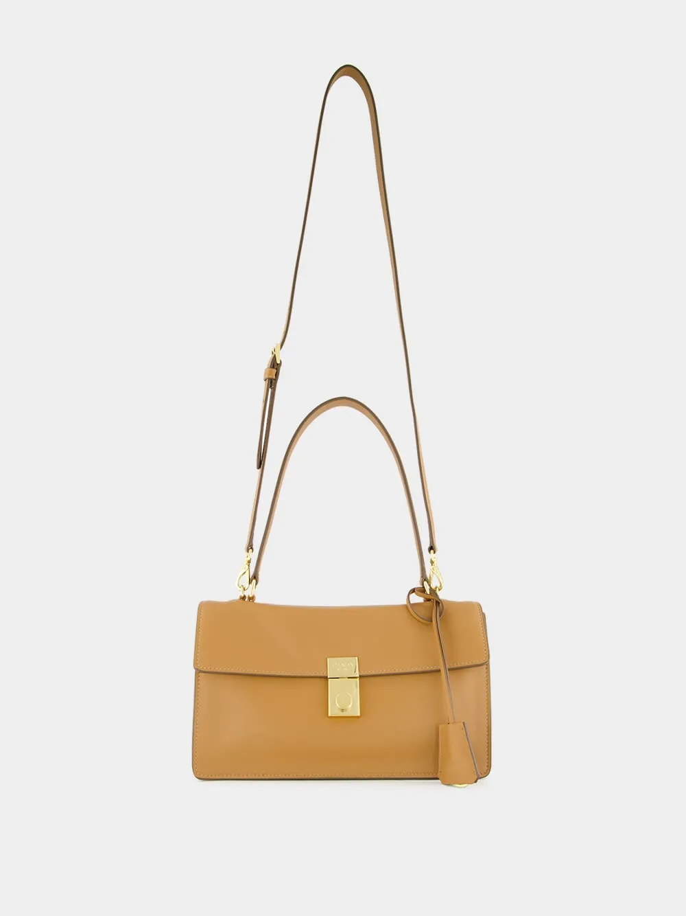 Amber Soft Sound Leather Shoulder Bag