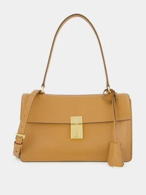 Amber Soft Sound Leather Shoulder Bag