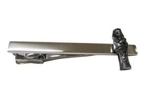 Ancient Sarcophagus Square Tie Clip
