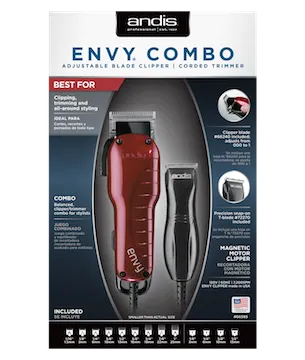 Andis© Envy COMBO:Balanced clipper/trimmer combo for stylists