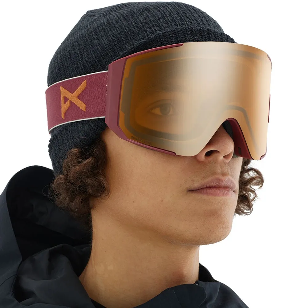 Anon Sync Snowboard/Ski Goggles  - Maroon/Sonar Bronze