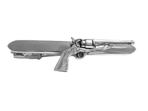 Antique Revolver Gun Tie Clip