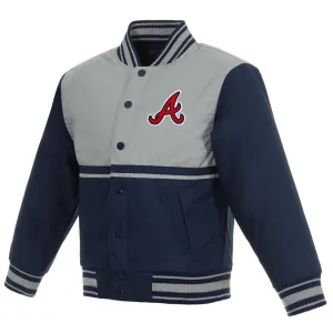 Atlanta Braves Kids Poly-Twill Jacket