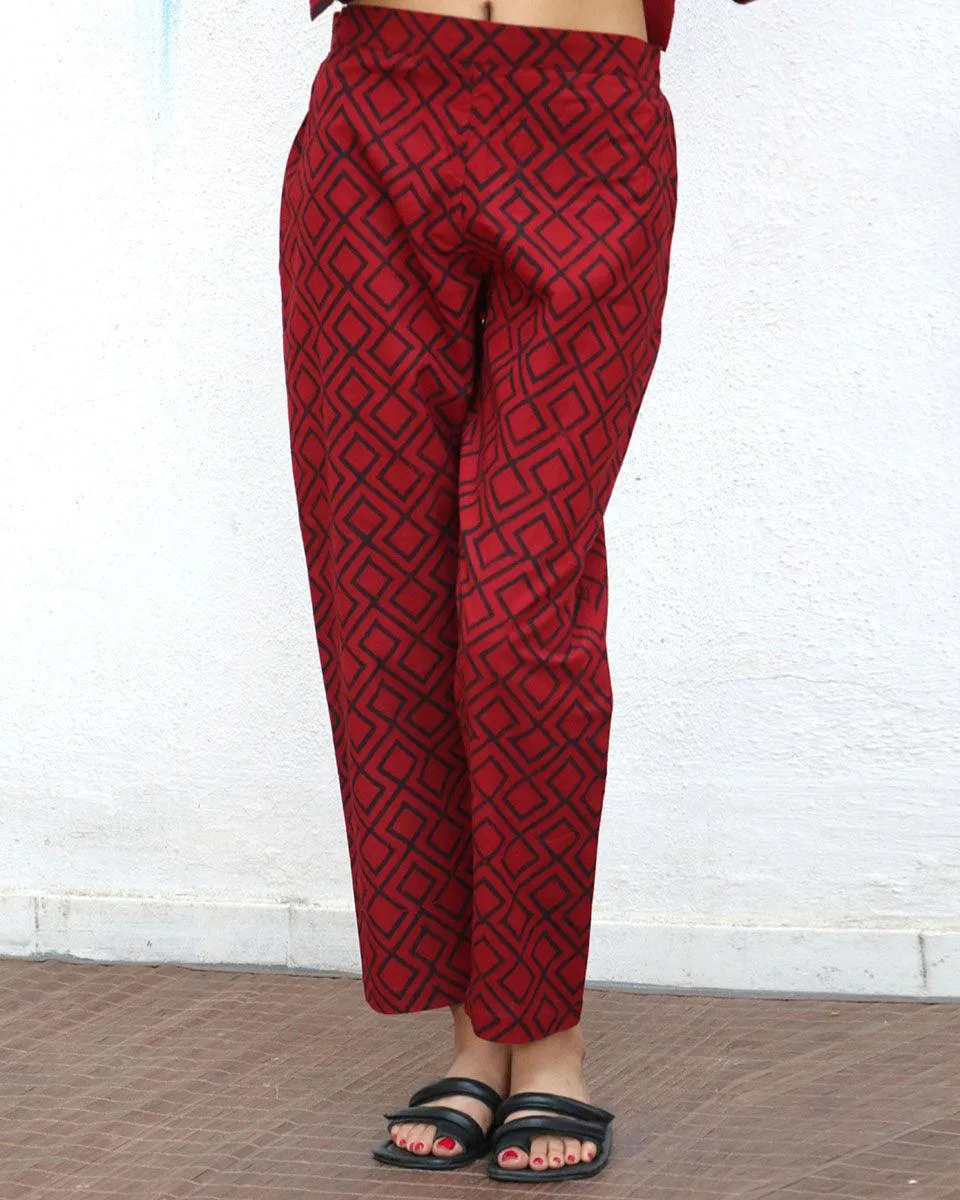 Aurora Blockprinted Cotton Kurta Set - NOMAD