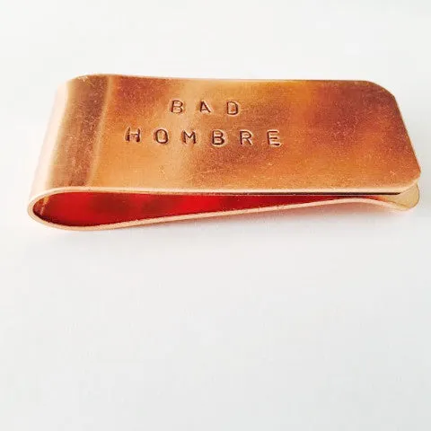 Bad Hombre Money Clip