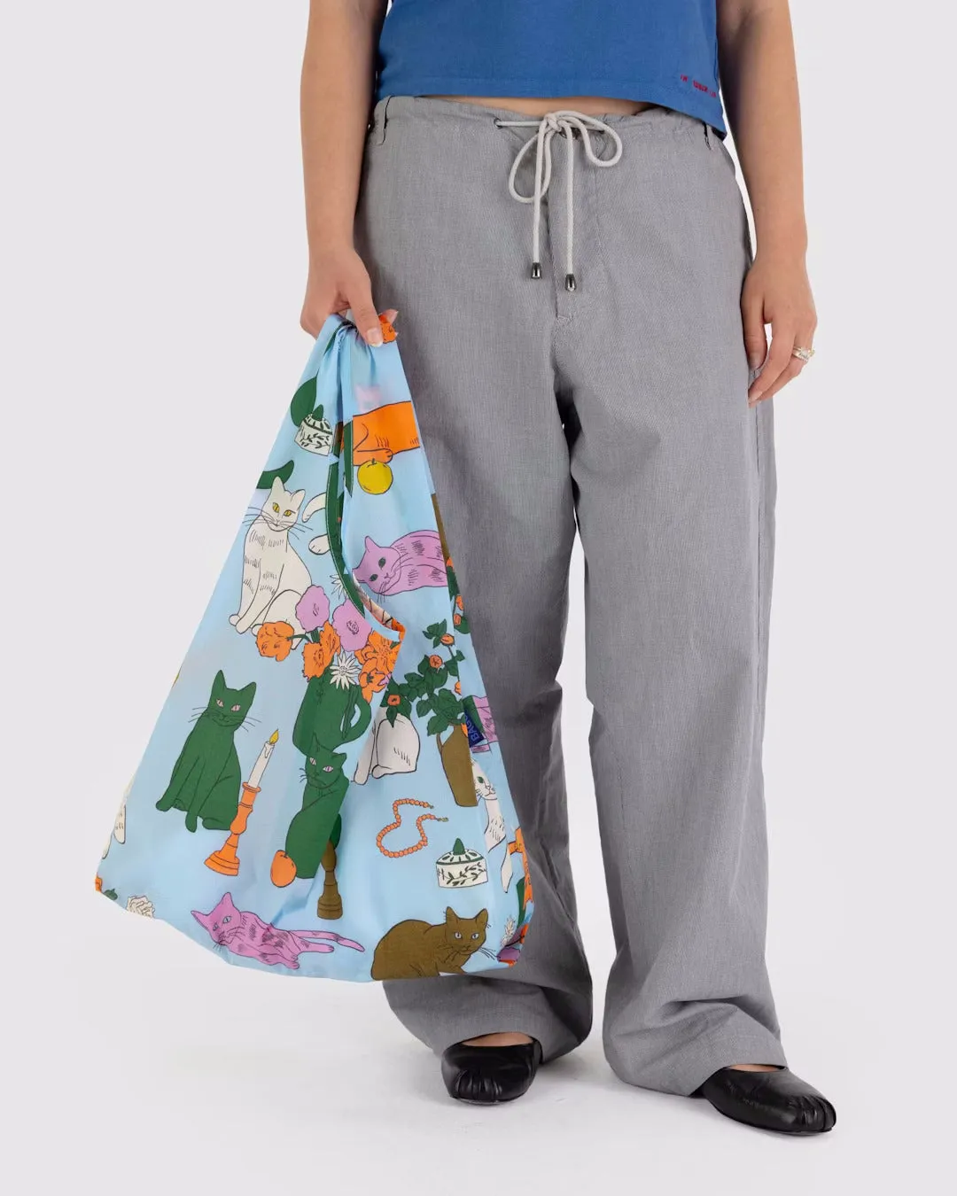 Baggu Standard Reuseable Bag - Table Cats