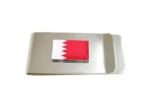 Bahrain Flag Pendant Money Clip