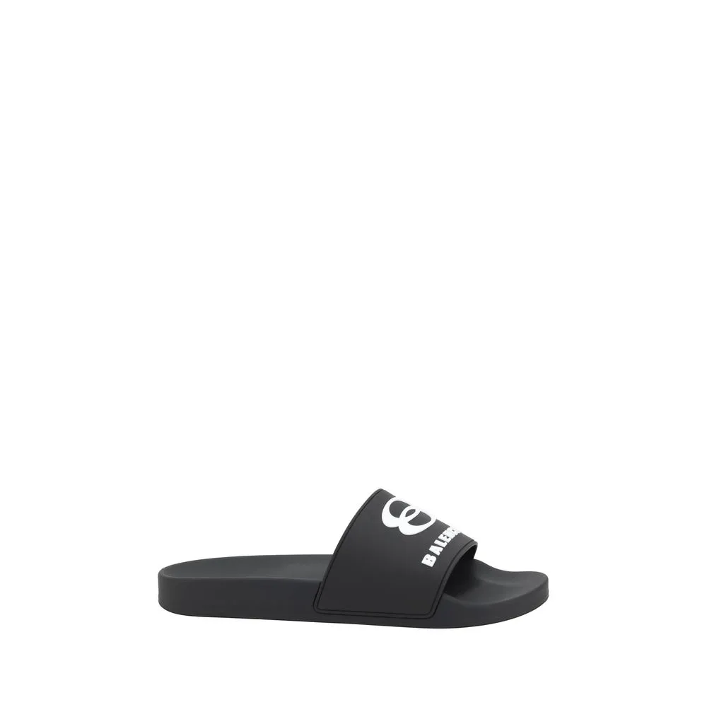 Balenciaga Logo Slippers
