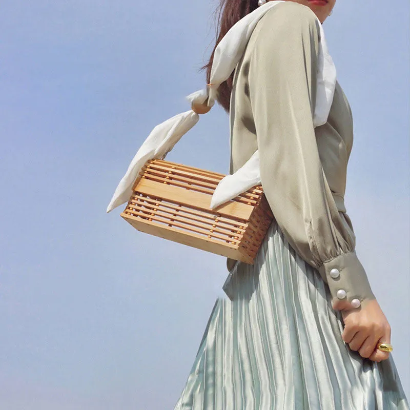 Bamboo Ribbon Bag