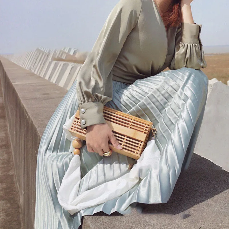 Bamboo Ribbon Bag