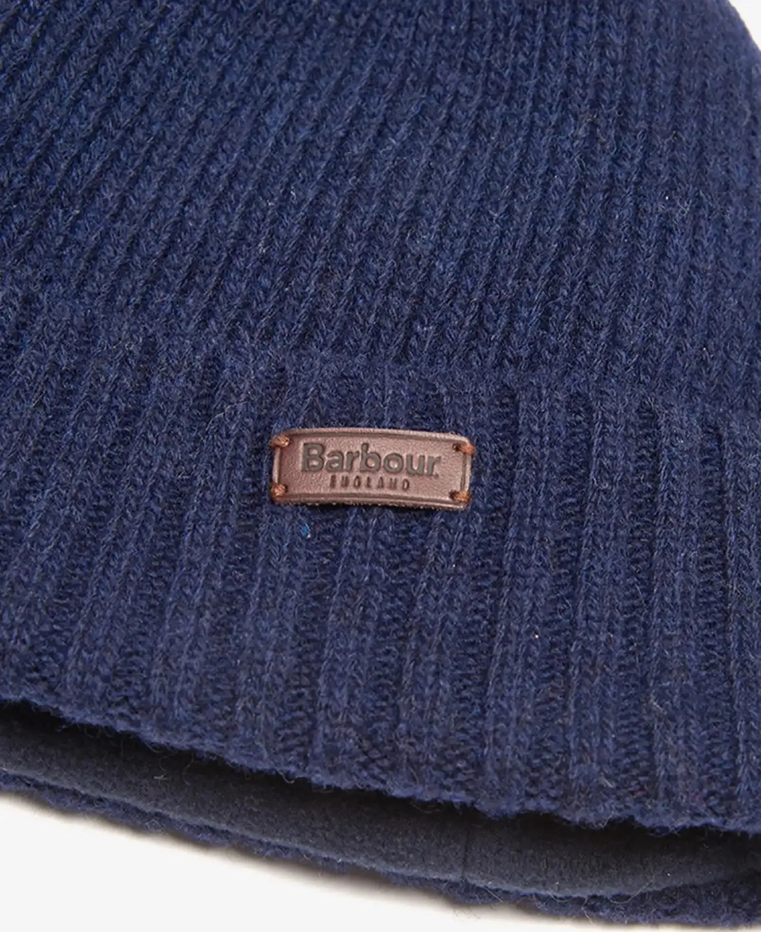 Barbour Mens Carlton Beanie Hat Navy