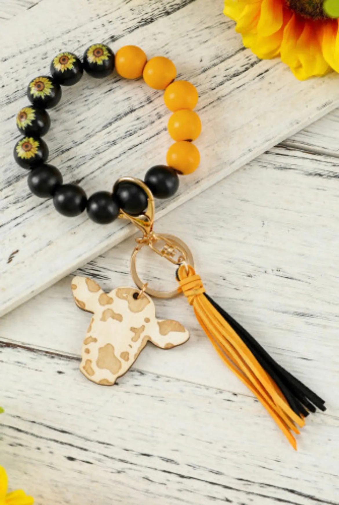 Beaded Key Wristlet Lanyard