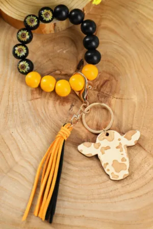 Beaded Key Wristlet Lanyard
