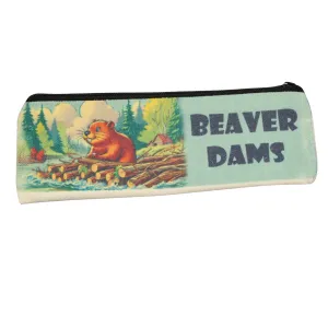 Beaver Dams Small Whatever Bag | Tampon Makeup Pencil Case 6.5" x 2"