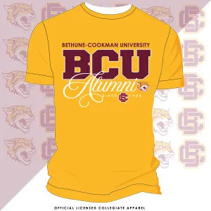 Bethune-Cookman | FANCY ALUMNI Gold Unisex Tees