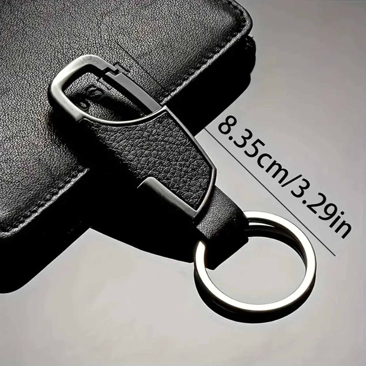 Black Keychain With Clip