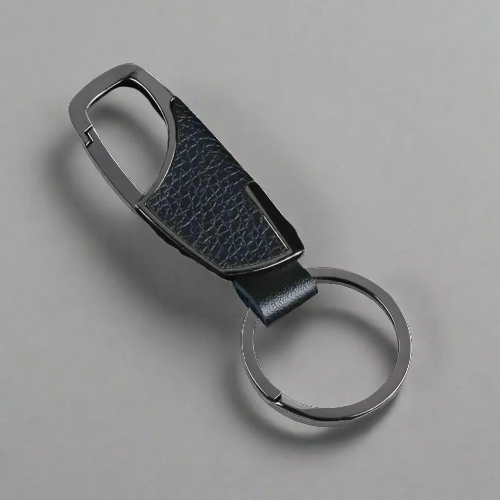 Black Keychain With Clip