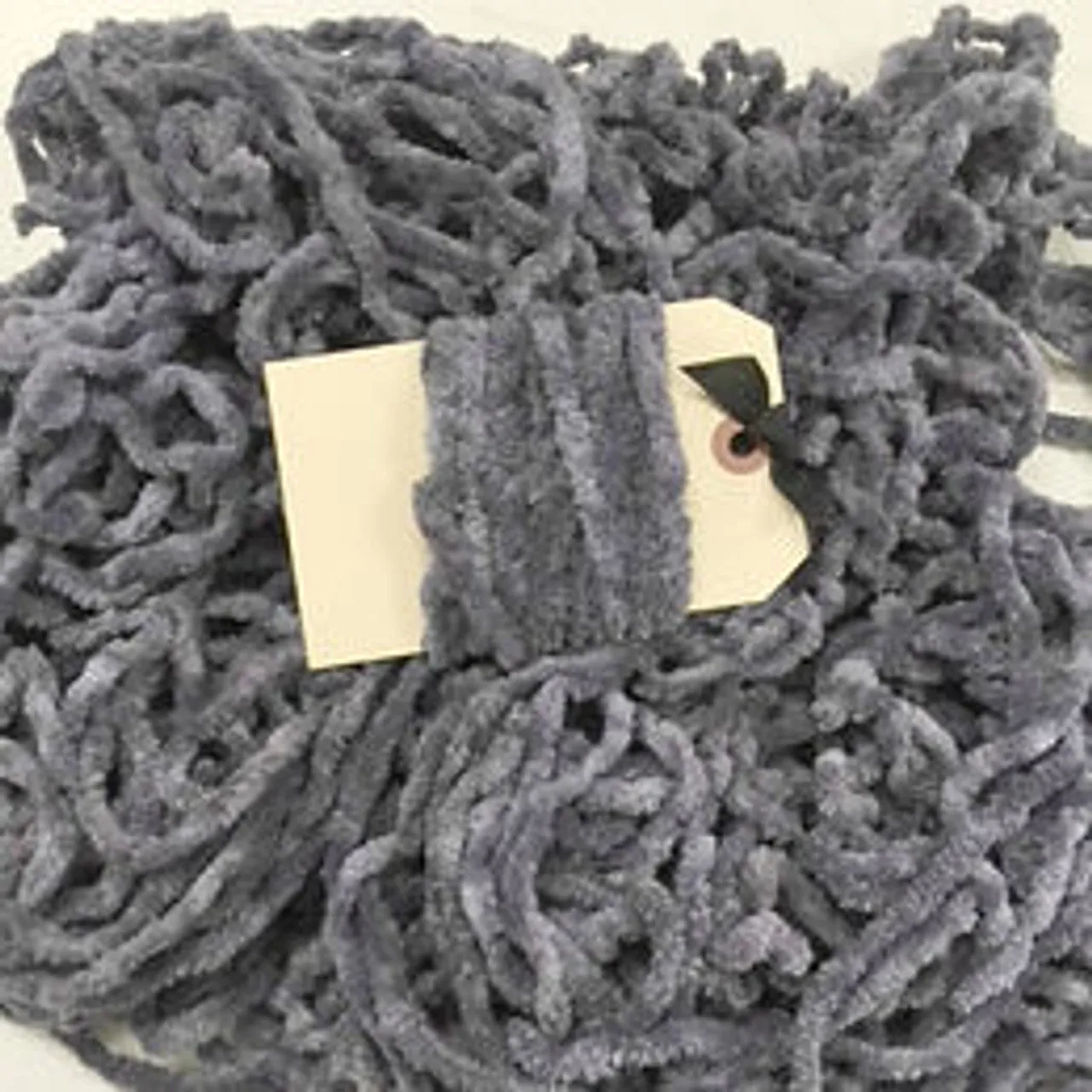 Black Pearl Cotton Chenille - Lady Dots Creates Finishing Trims
