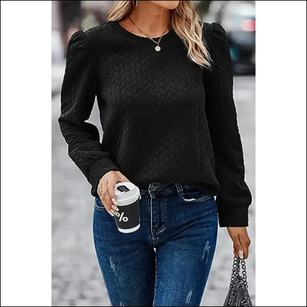 Black Quilted Puff Sleeve: so Chic, It's Practically Illegal (needful Things) 😈