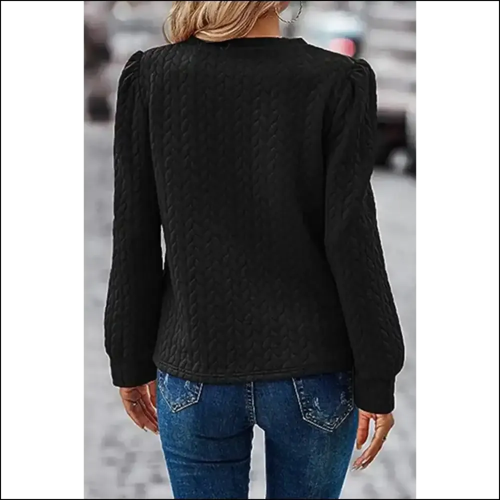 Black Quilted Puff Sleeve: so Chic, It's Practically Illegal (needful Things) 😈