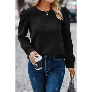 Black Quilted Puff Sleeve: so Chic, It's Practically Illegal (needful Things) 😈