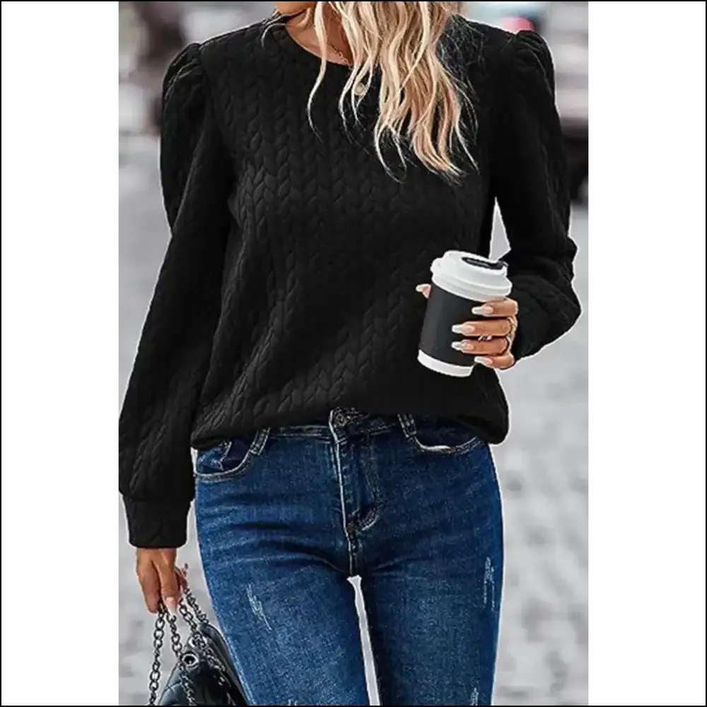 Black Quilted Puff Sleeve: so Chic, It's Practically Illegal (needful Things) 😈