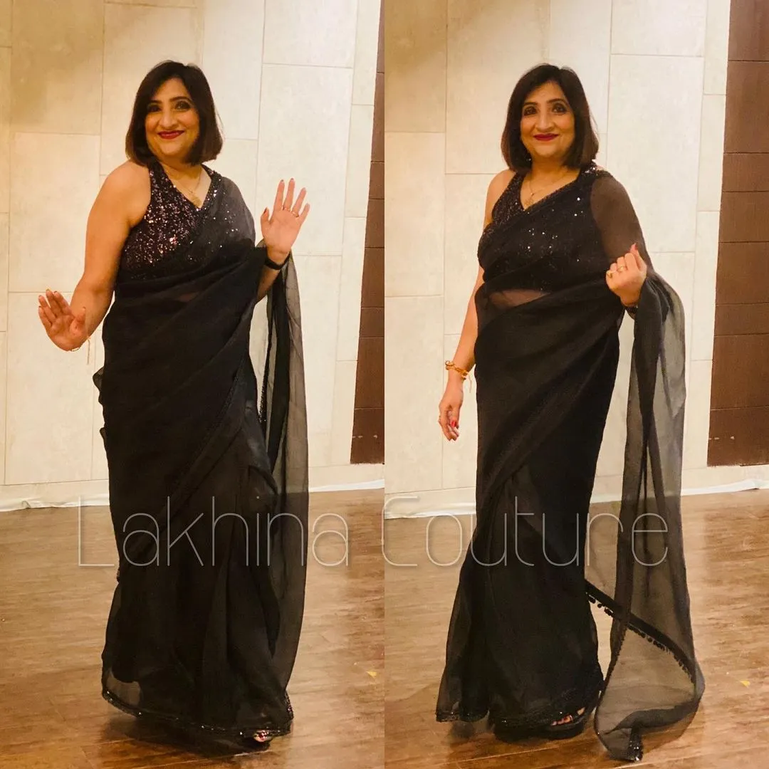 Black Sizzling Saree