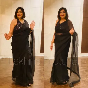 Black Sizzling Saree