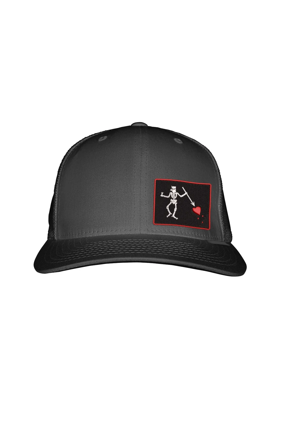 BLACKBEARD STITCH-SYLE™️ PATCH FABRIC BACK SNAPBACK