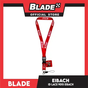 Blade ID Lace Eibach Car Accessory Fabric Lanyard Neck Strap Detachable Clip 9015 (Red)
