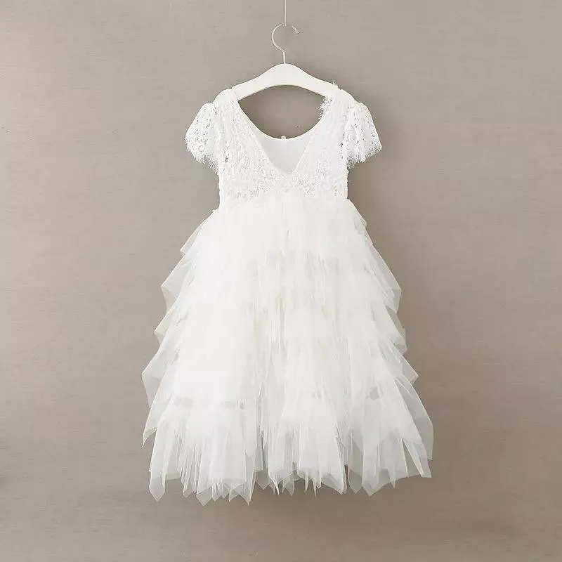 Bohemian Princess Dress - White