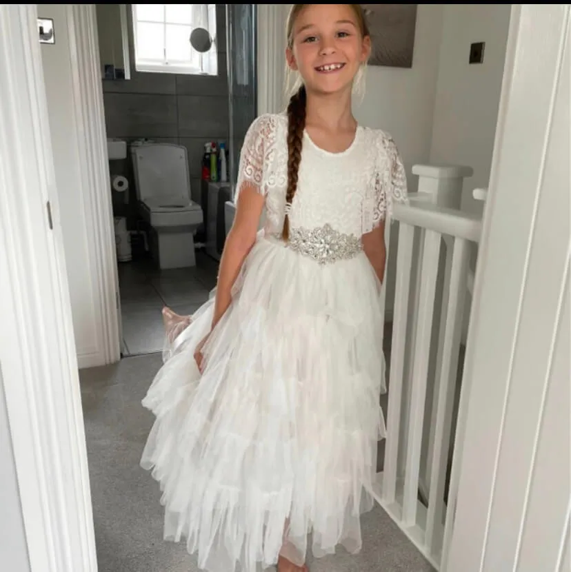 Bohemian Princess Dress - White