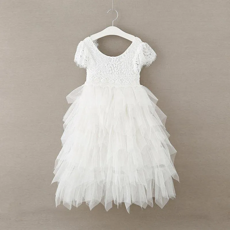 Bohemian Princess Dress - White
