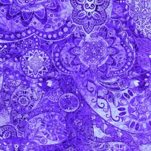 Bohemian Rhapsody by Quilting Treasures PURPLE HAZE