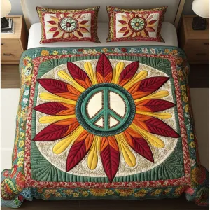 Bohemian Sunshine 3-Piece Quilted Bedding Set NCU0NNT280