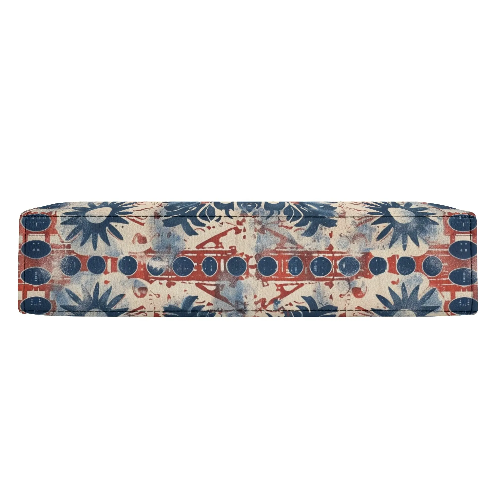 Boho Floral Mandala Bible Cover Purse – Blue & Red Vintage Style Crossbody Shoulder Bag