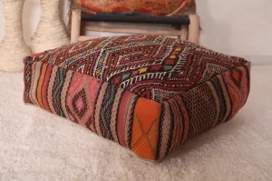 Boho handmade moroccan pouf ottoman