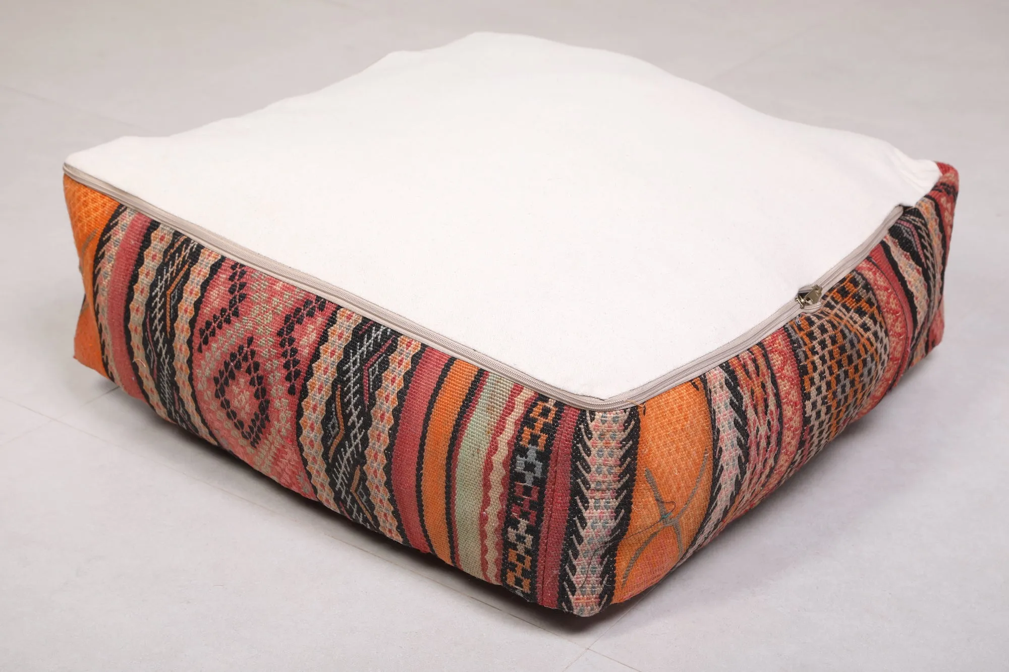 Boho handmade moroccan pouf ottoman